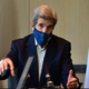 Special Presidential Envoy for Climate John Kerry speaks during a press conference on April 18, 2021 in Seoul, South Korea after two days of climate talks in Shanghai, China.